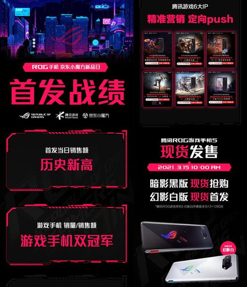 ROG游戲手機(jī)5首發(fā)創(chuàng)新高，172萬玩家期待幻影白開售，手機(jī)軟件開發(fā)與銷售助力